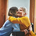 Nurse hugging member